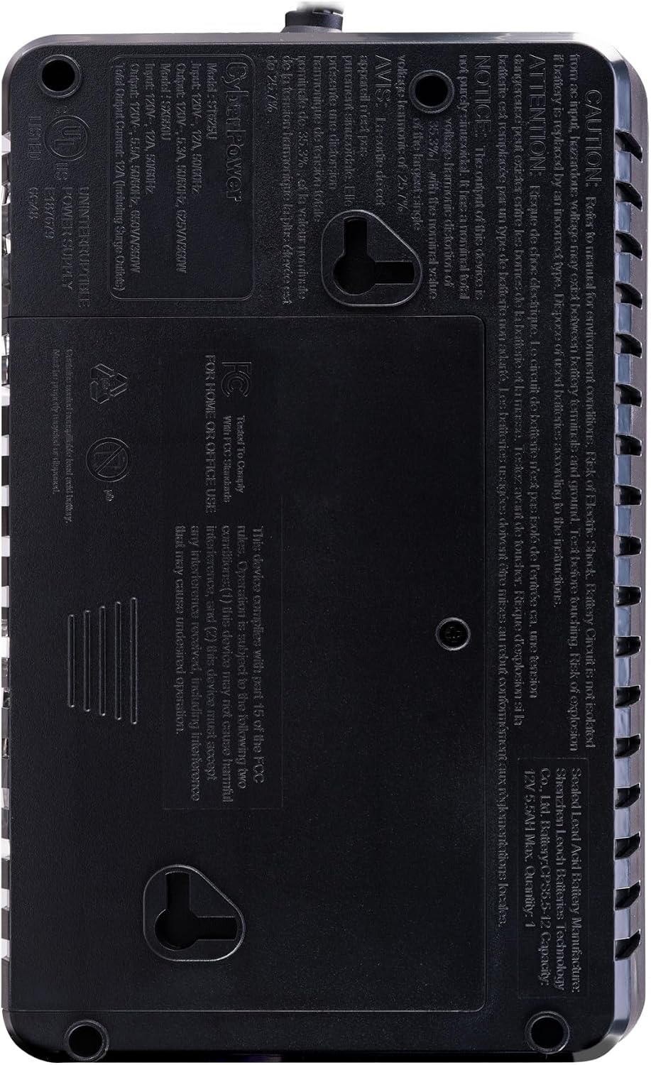 CyberPower ST625U Standby UPS Battery Backup y Surge Protector