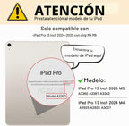 Filtro de Privacidad Magnético 4 Vías para iPad Pro 13 pulgadas M5 M4 2025 8th/7th Gen