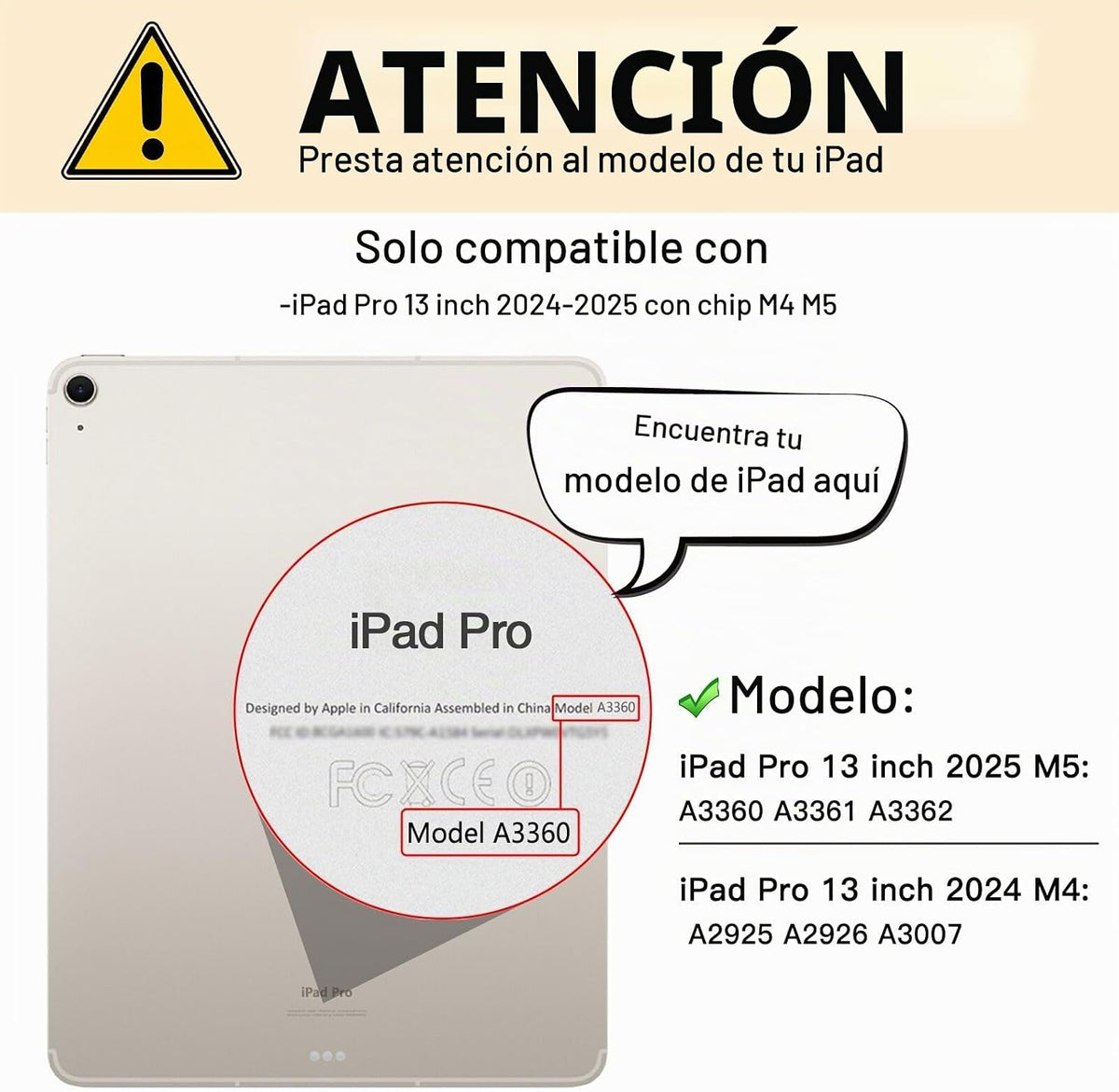 Filtro de Privacidad Magnético 4 Vías para iPad Pro 13 pulgadas M5 M4 2025 8th/7th Gen