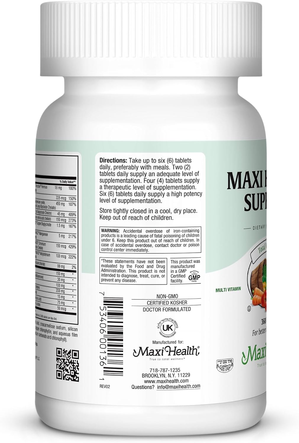 Multivitamínico para hombres y mujeres \u2013 Supreme High Potency...