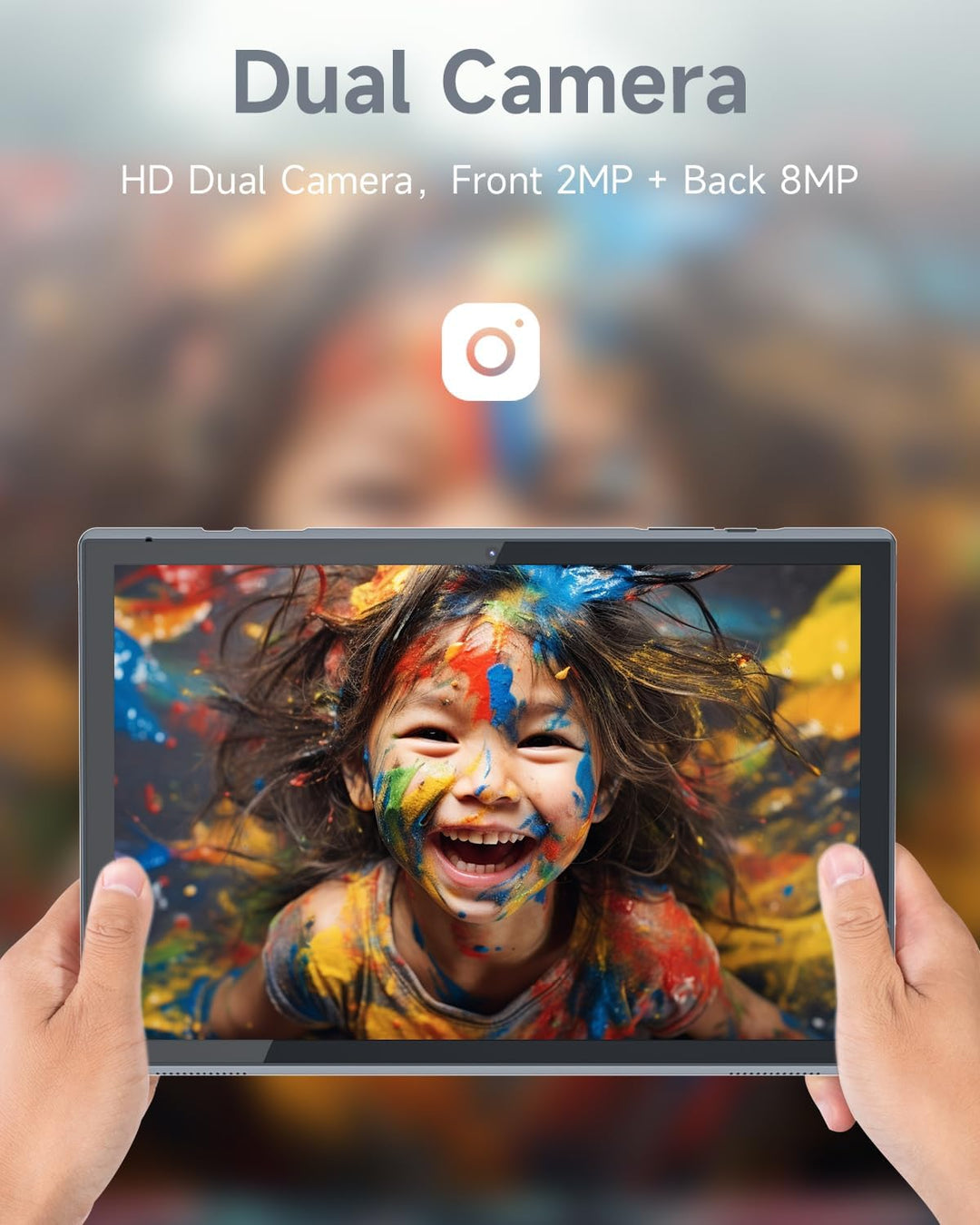 ZZB Tableta Android de 10 pulgadas, 32 GB ROM 1 TB Expand, batería...