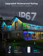 Govee - Luces permanentes para exteriores Pro, 200 pies con 120 luces LED