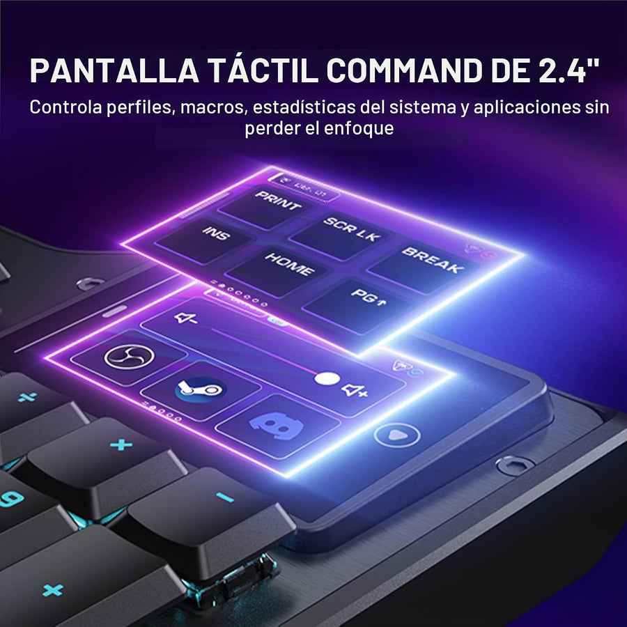 Turtle Beach Command Series KB5 Teclado mecánico para juegos de tam...