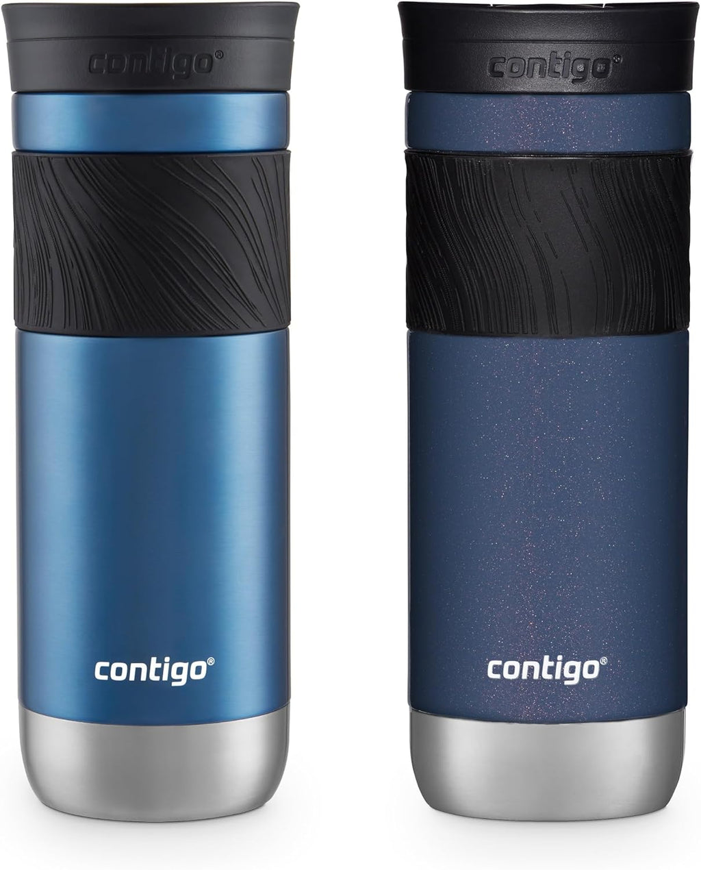 Contigo SnapSeal - Taza de viaje aislada de acero inoxidable, maíz azul, 20