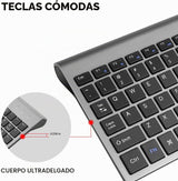 cimetech Combo de teclado y mouse inalámbricos, juego de teclado er...