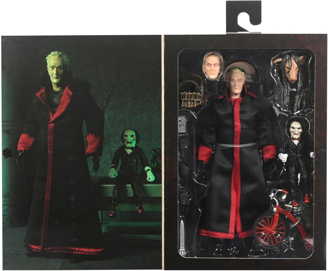 NECA Figura de acción del asesino Jigsaw Ultimate de Saw, de 7 pulg...