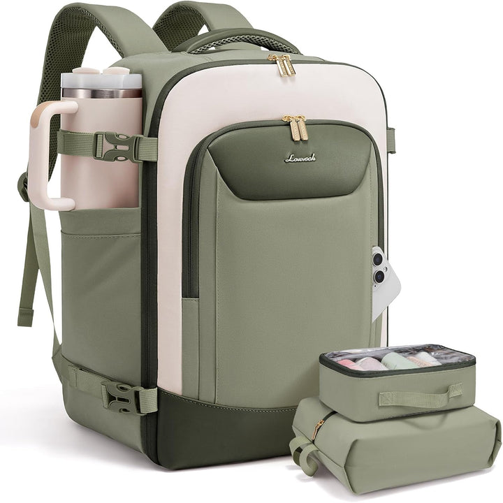 LOVEVOOK Mochila de Viaje de 50L para Mujeres y Hombres, Mochila Gr...