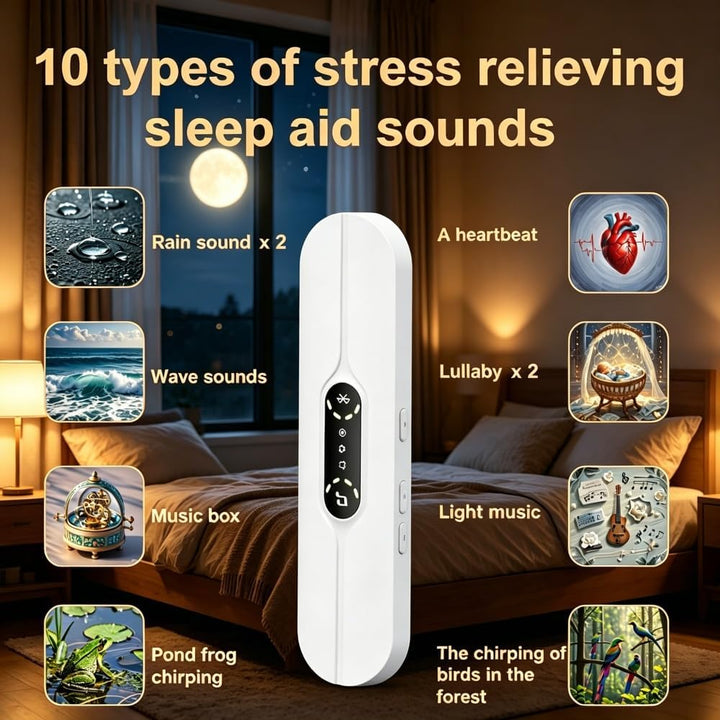 Altavoz de almohada para dormir, mini barra de sueño Bluetooth de c...