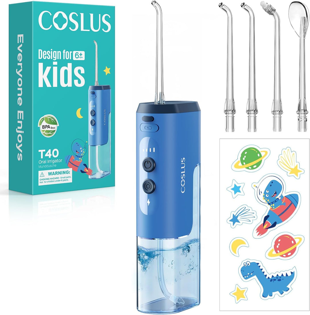 COSLUS - Irrigador de agua portátil para niños: 4 modos suaves para...