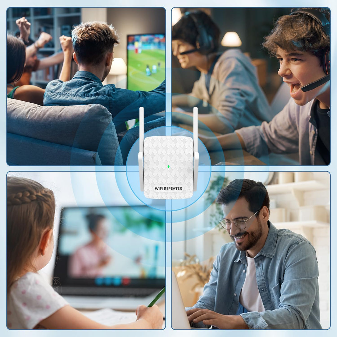 Amplificador de señal WiFi repetidor inalámbrico de