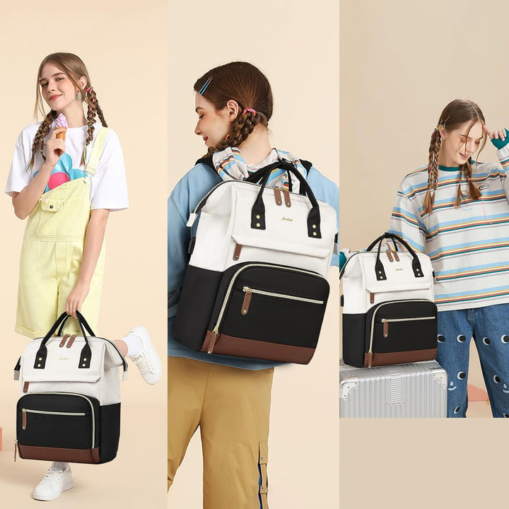 Focdod - Mochila para mujer, compatible con laptop de 15.6 pulgadas...