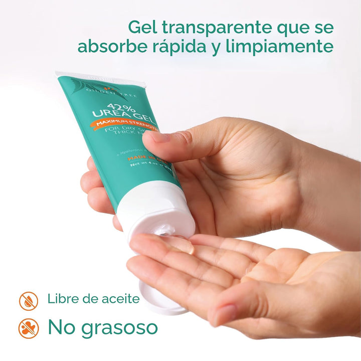 GILDEN TREE Gel de urea 42 % para pies, máxima fuerza, suaviza los...
