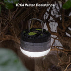 Lámpara LE Farol LED portátil de camping con base magnética 3000 mAh, batería 280LM recargable por USB, luz LED portátil para casa de campaña, de 3 modos IPX4, luz resistente al agua para senderismo, pesca, para interiores y exteriores, de emergencia