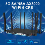 Zbtlink AX3000 5G WiFi 6 Router desbloqueado con Dual SIM + eSIM, S...