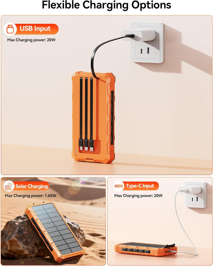 Cargador solar-banco de energía \u2013 Cargador de batería solar de...
