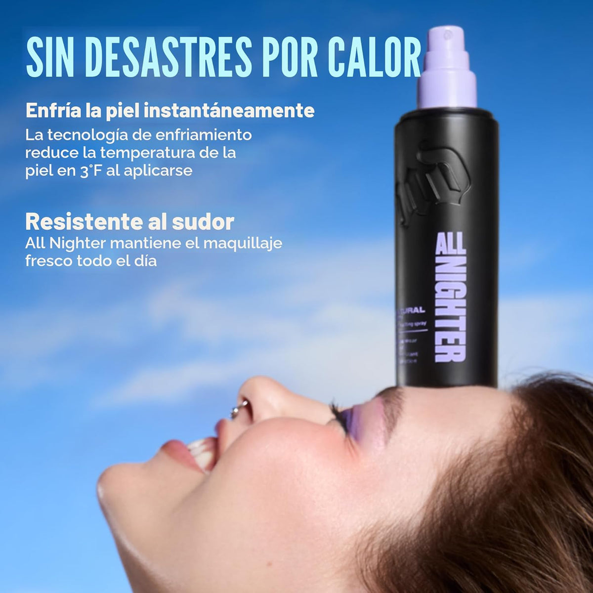 Urban Decay All Nighter - Spray fijador de maquillaje impermeable,...