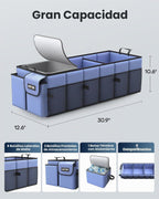 HOTOR Organizador de maletero, resistente y plegable con enfriador para