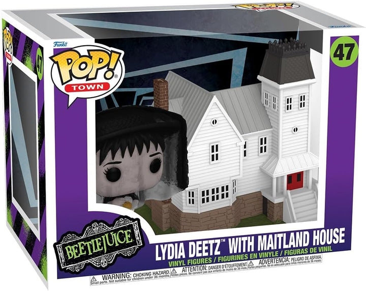 Funko Pop! Town: Beetlejuice - Lydia Deetz con Maitland House - Fig...