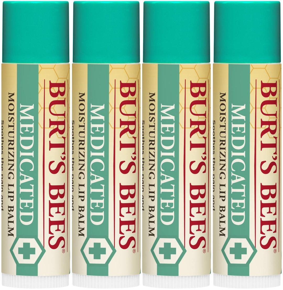 Burt's Bees - Bálsamo labial hidratante 100% natural, de cera d...