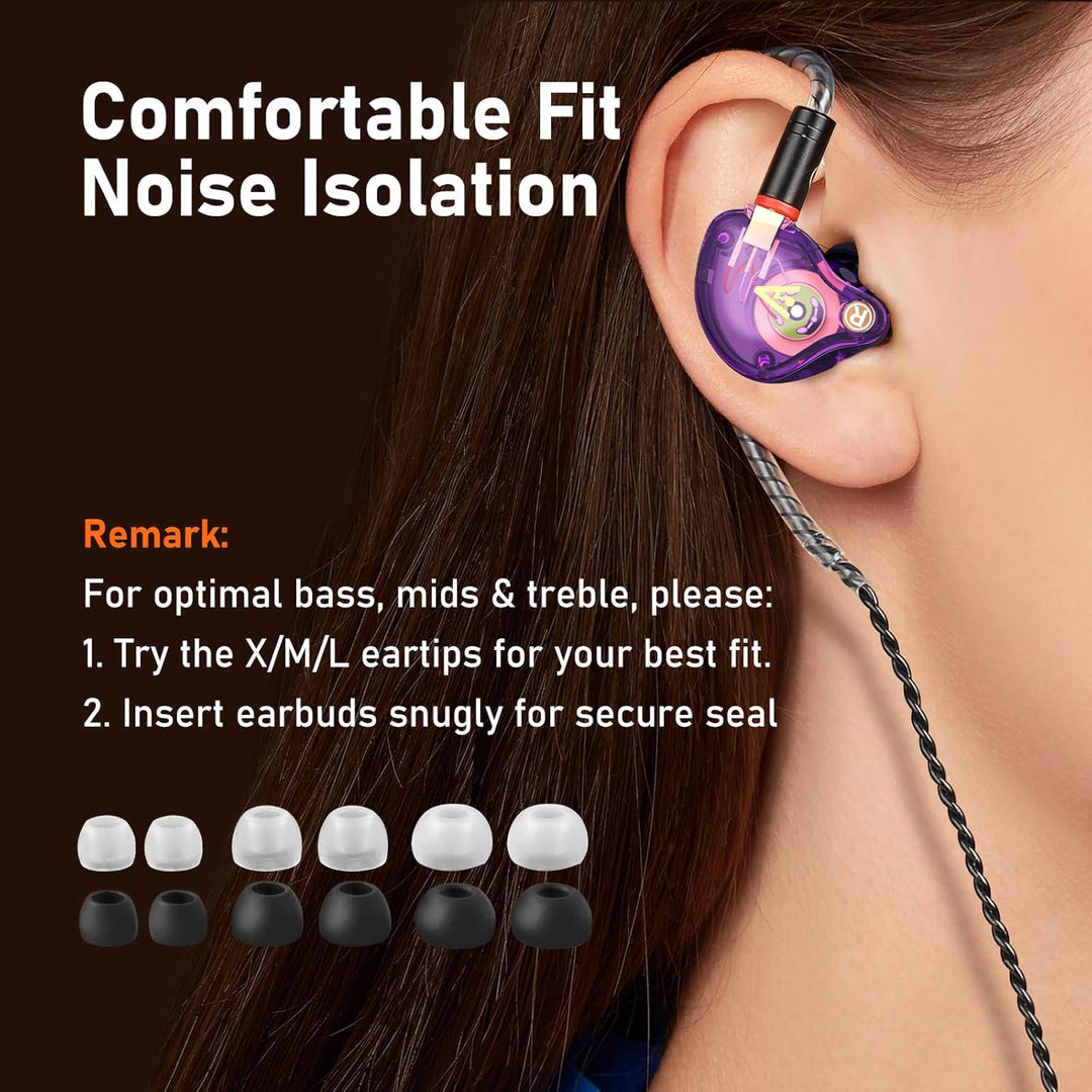 Vibes 202 - Auriculares con cable - Auriculares HiFi in Ear Monitor...