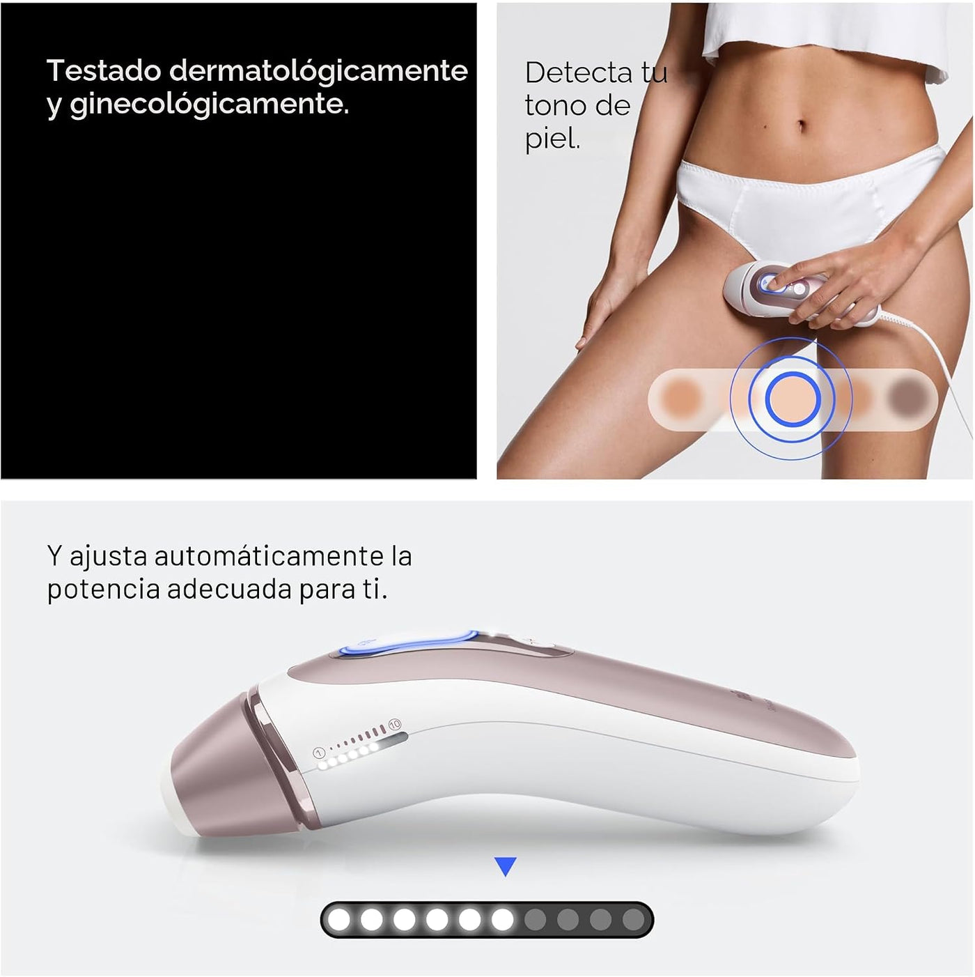 Braun Skin i-Expert Smart IPL PL7219 - Depilación láser para mujere...