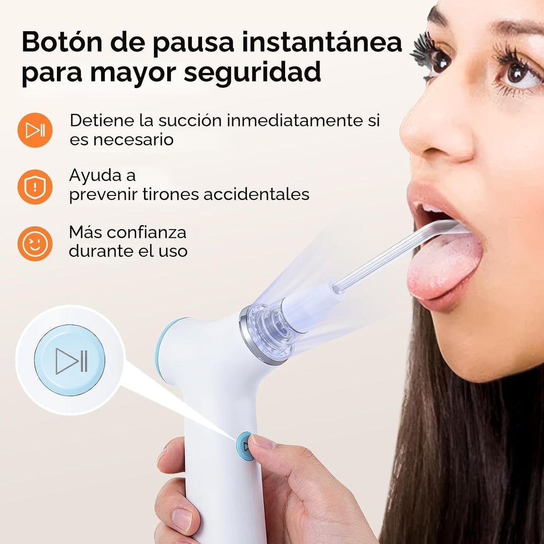 Aspiradora eléctrica eliminadora de piedras amígdalas, 8 niveles de...