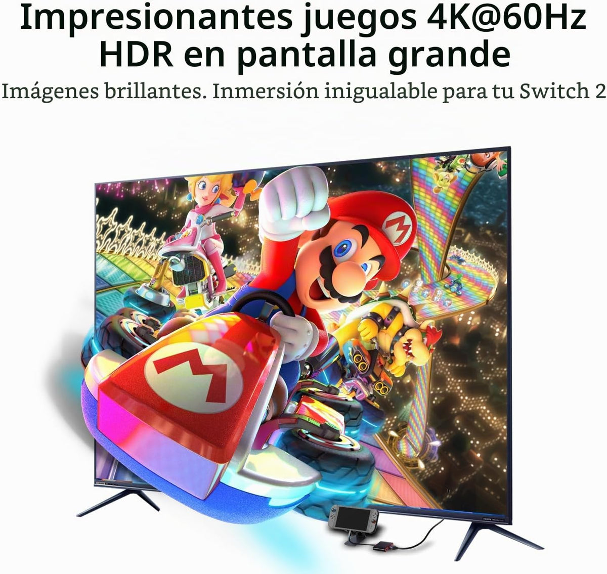 Muelle portátil para juegos de mano USB C Dock con adaptador HDMI