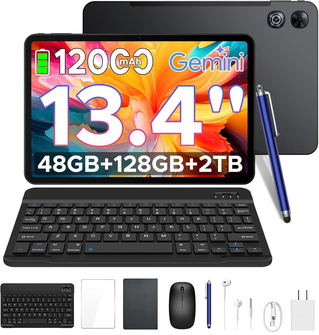 POPUX Tablet P13, tableta Android 16 de 13.4 pulgadas 2.4K 120Hz co...