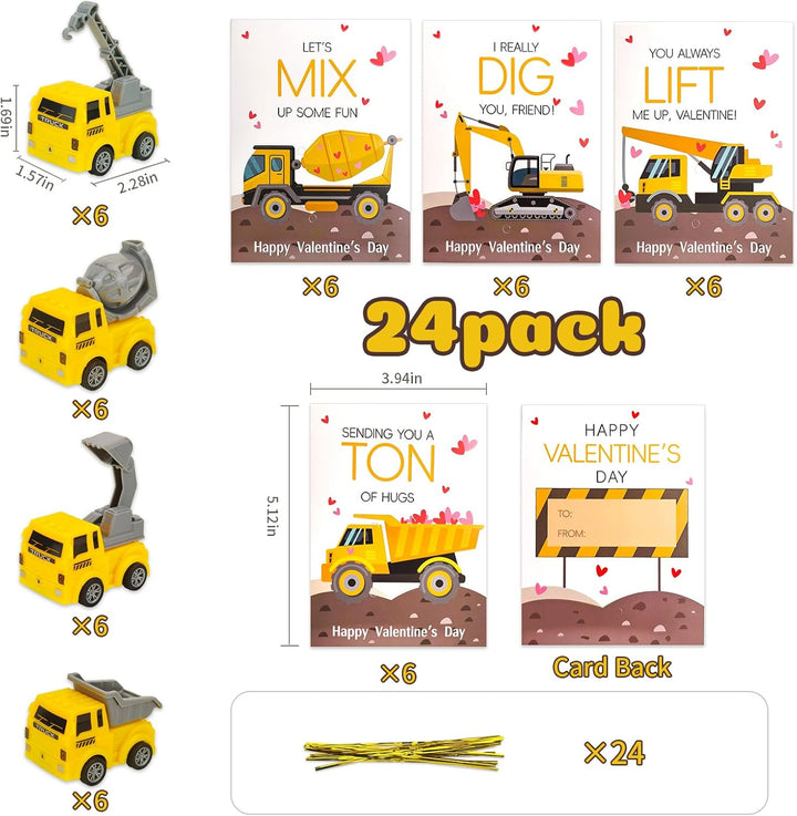 Tarjetas del día de San Valentín para el aula de los niños