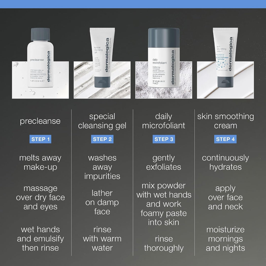 Kit de Piel Saludable Dermalogica Discover - Incluye: Prelimpieza,...