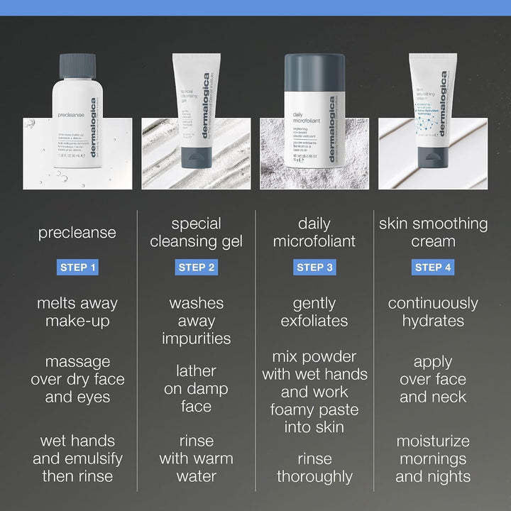 Kit de Piel Saludable Dermalogica Discover - Incluye: Prelimpieza,...