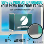 PKMN - Caja de refuerzo de acrílico apilable – 0.315 pulgadas + 0.197 pulgadas de acrílico ultra grueso con imanes fuertes N52 – Protector de caja de refuerzo PKMN – Compatible con cajas de refuerzo PKMN