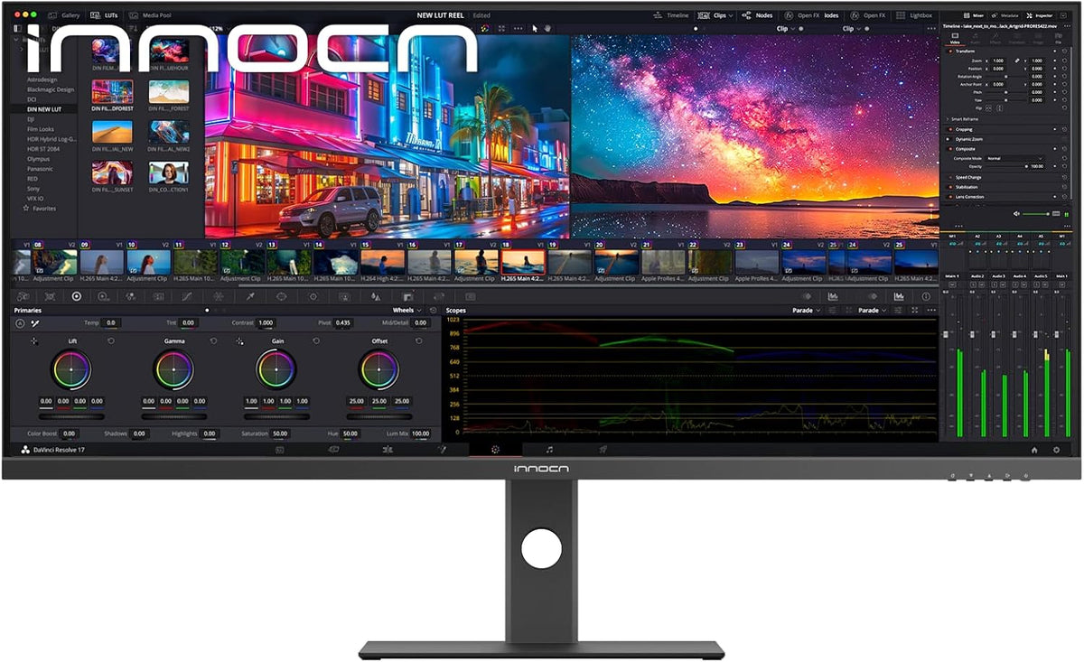 INNOCN Monitor ultraancho 5K 5120 x 2160p de 40 pulgadas para portá...