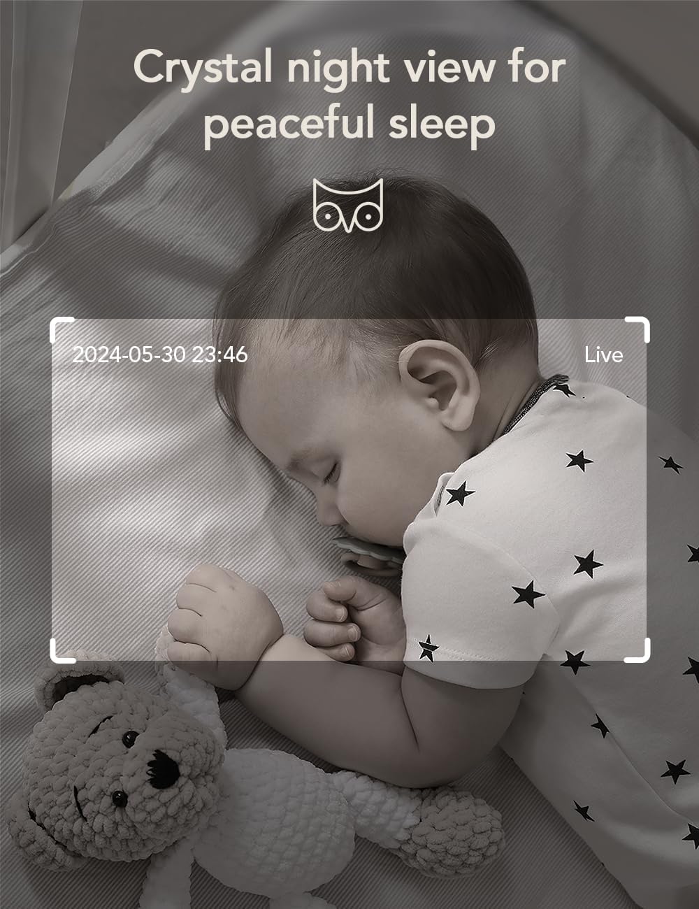 nooie 2K Smart WiFi Baby Monitor Camera and Audio
