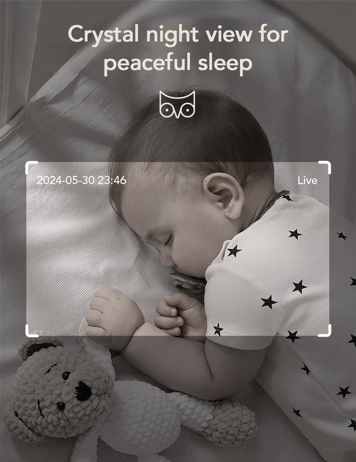 nooie 2K Smart WiFi Baby Monitor Camera and Audio