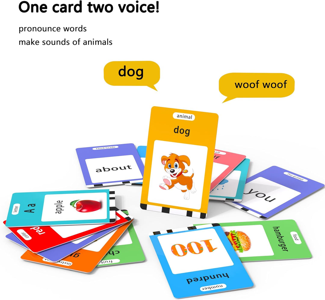 Lapare Tarjetas Didácticas Parlantes Juguetes para Niños Pequeños d...