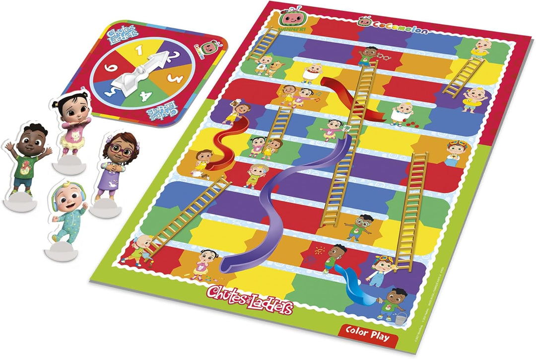 Hasbro Gaming Chutes and Ladders CoComelon Juego de mesa