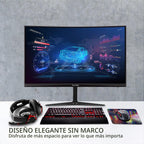 ViewSonic VX2418C Monitor curvo para juegos de 24 pulgadas, 1080p,...