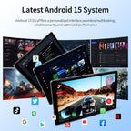 VASOUN Tablet Android 15 de 10.1 pulgadas