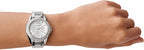 Reloj para mujer Fossil Riley Quartz de acero inoxidable con función multifuncional