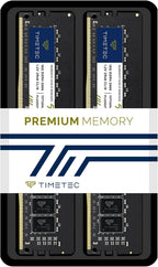 Timetec Kit de 32 GB (2 x 16 GB) DDR4 2666 MHz (PC4-2666V) PC4-21300 UDIMM RAM de escritorio - 288 pines 1.2V CL19 sin ECC sin búfer DIMM actualización del módulo de memoria