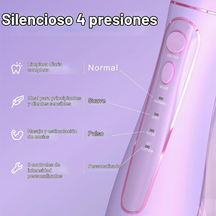 Oralfree Irrigador dental de agua con hilo dental para dientes - Ir...