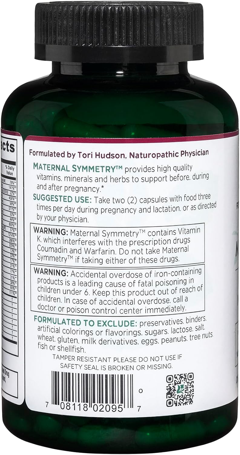 Vitanica Simetría materna, vitaminas prenatales y posnatales, vegan...