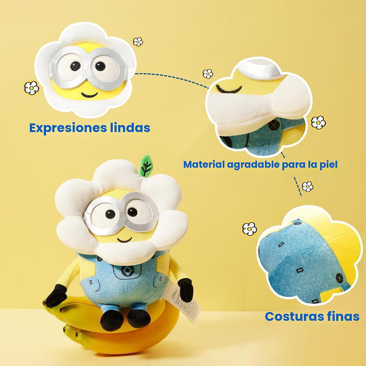 MINISO Animales de Peluche Daisy Minions de 9", Juguetes de Pel...