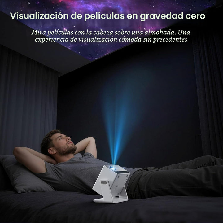 Proyector inteligente ANSI 1500, proyector portátil con WiFi y Blue...