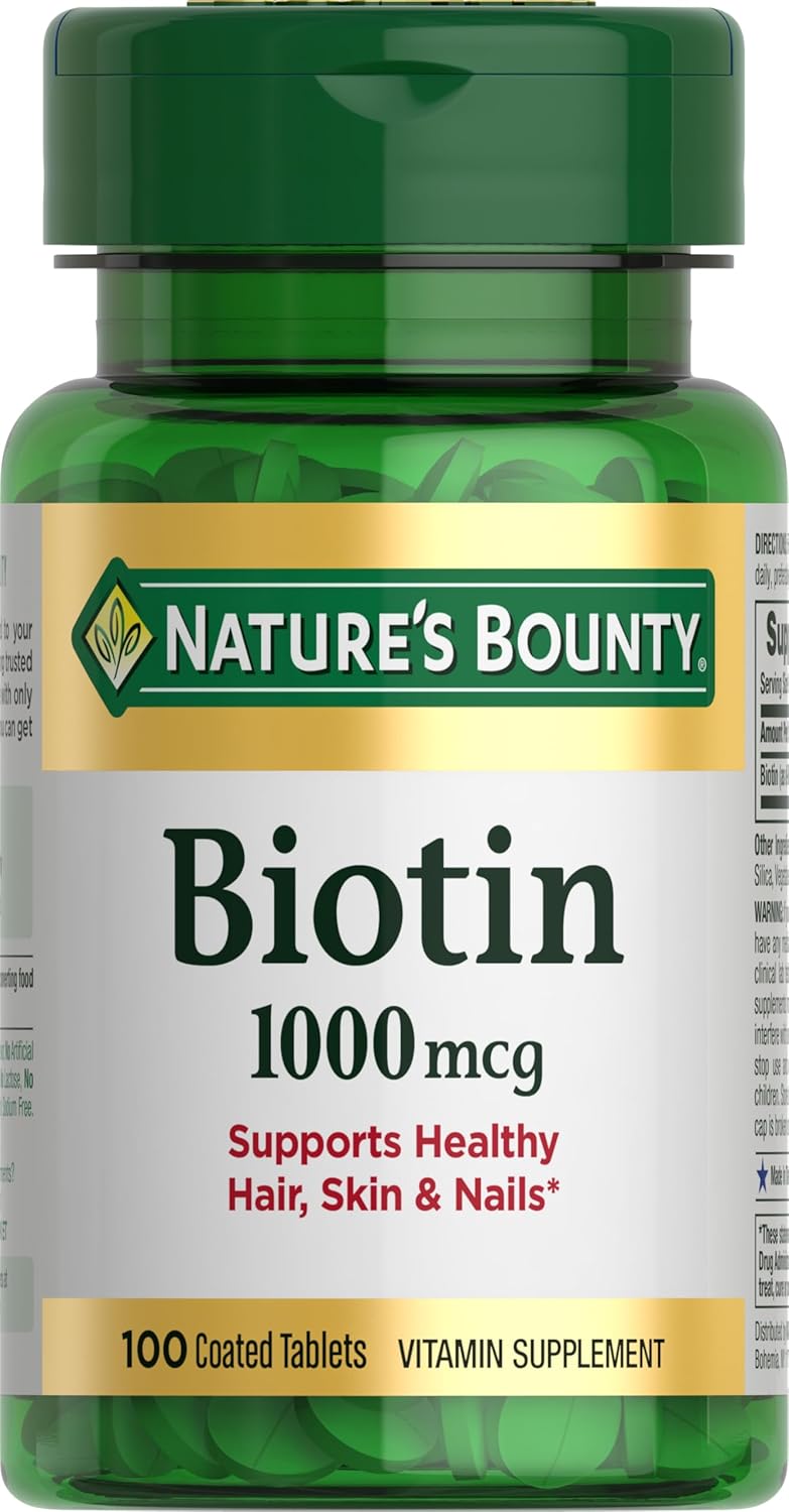 Nature's Bounty Biotina, Apoya el metabolismo para la energía y...