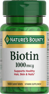 Nature's Bounty Biotina, Apoya el metabolismo para la energía y...