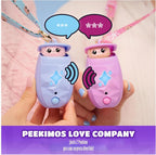 Blue Interactive Pet y Wearable Charm Accessory, 100+ Reactions