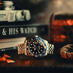 Reloj Pagani Design GMT para hombre, reloj automático de 1.575 pulgadas (40 mm), fecha, 100M resistente al agua, acero inoxidable, cristal de zafiro, reloj mecánico de pulsera PD-1662