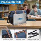 MATEIN Bolso bandolera para la escuela, bolso cruzado para hombre de 15.6